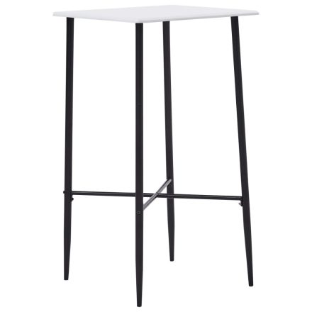 Fehér MDF bárasztal 60 x 60 x 111 cm